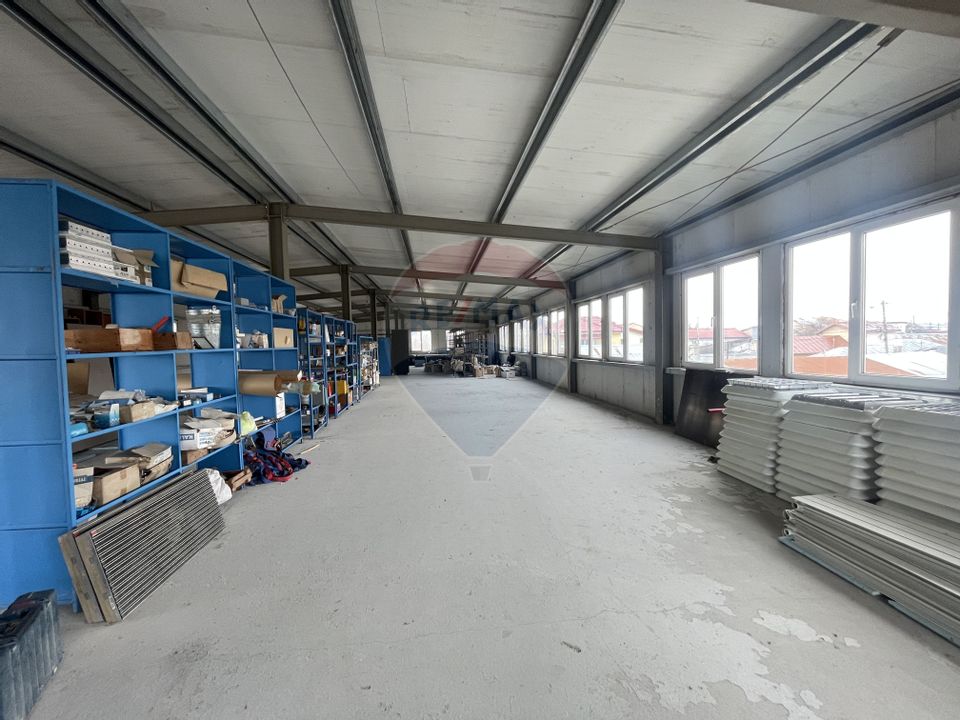 Hala 2 niveluri 750mp, teren 1200 mp | Industriilor, 23 August
