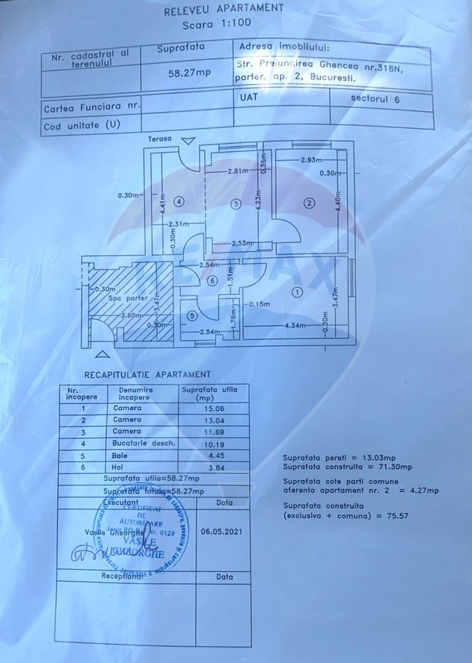 Apartament 3 camere si curte de 54 mp de vânzare - Prelungirea Ghencea