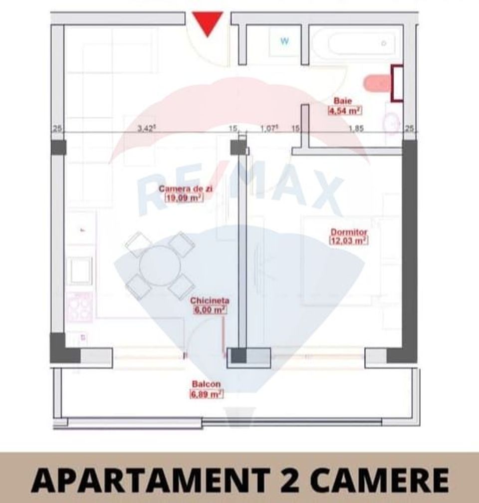 Apartamente cu 2 sau 3 camere zona de Nord