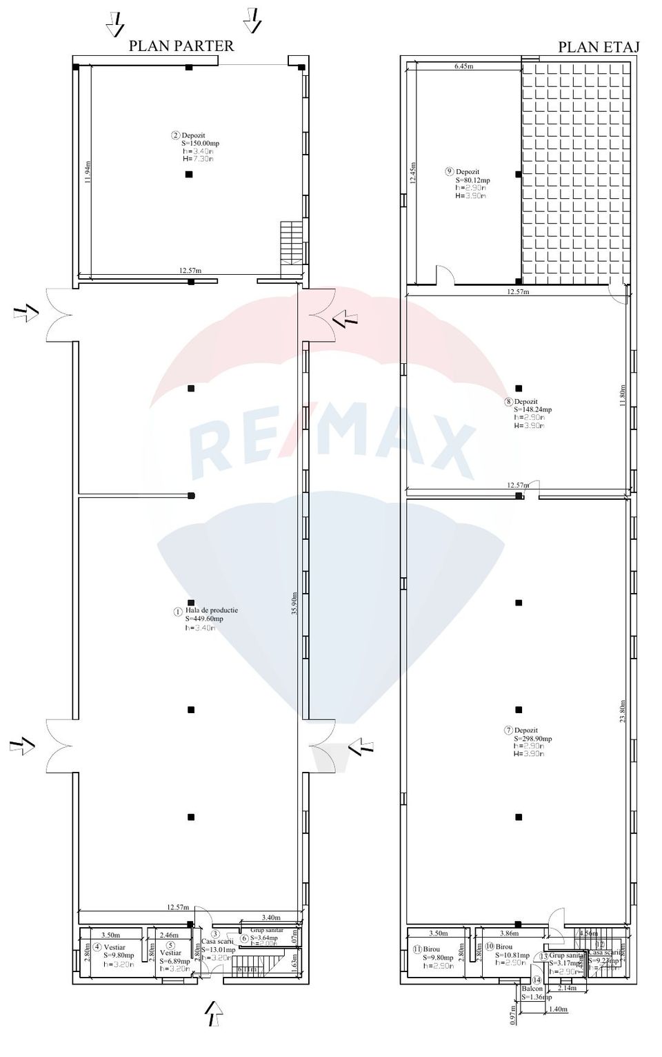 1,194sq.m Industrial Space for rent, Dambul Rotund area