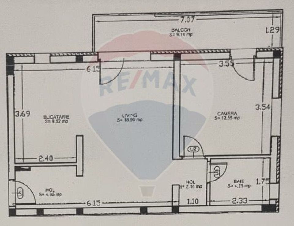 Apartament spațios cu 2 camere de vanzare I Zona BMW I Floresti