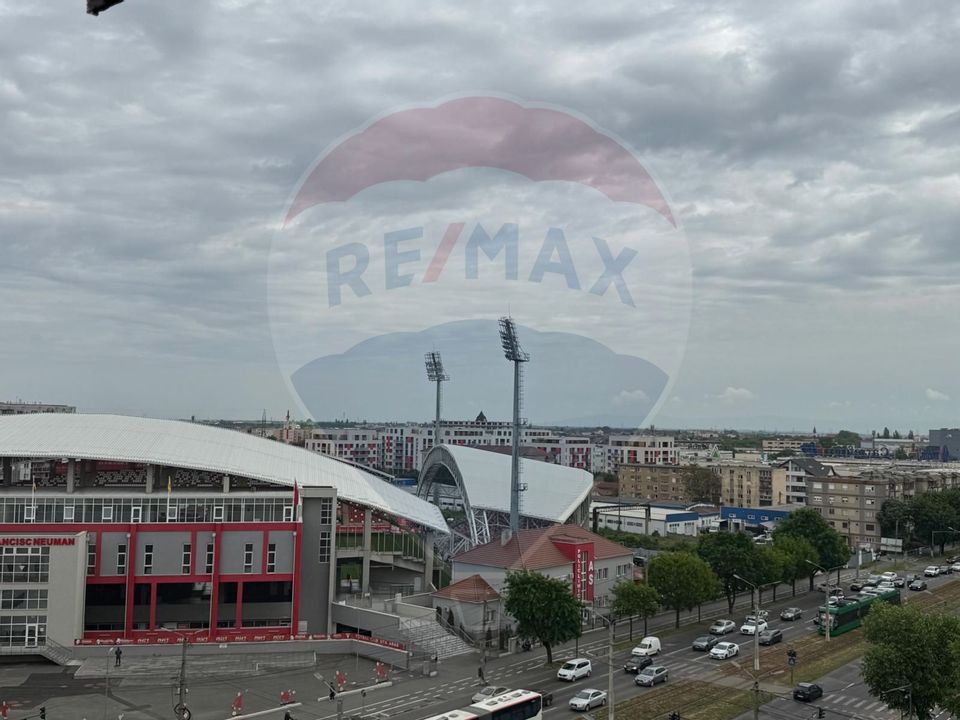 Apartament 3 cam.decomandat  cu centrala-Piata Uta/stadion