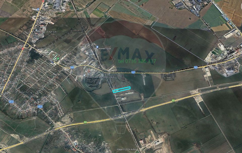 Built-up land, 21000 sqm, Jilava-DNCB