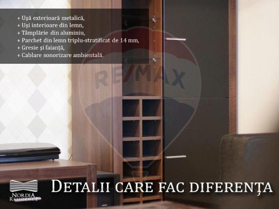 Baneasa Nordia Residence | 2 parcari | mobilat | gradina si lac