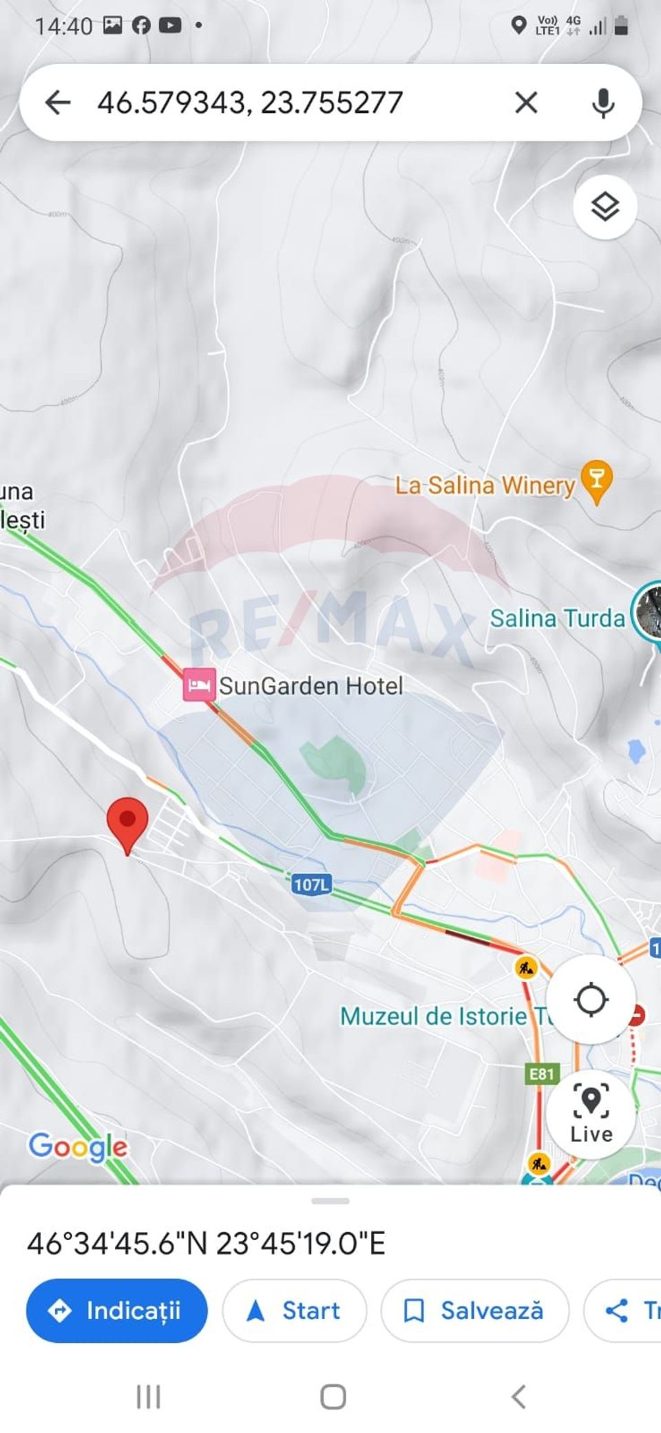 Land 8,700sqm Turda / Strada Castrului Roman