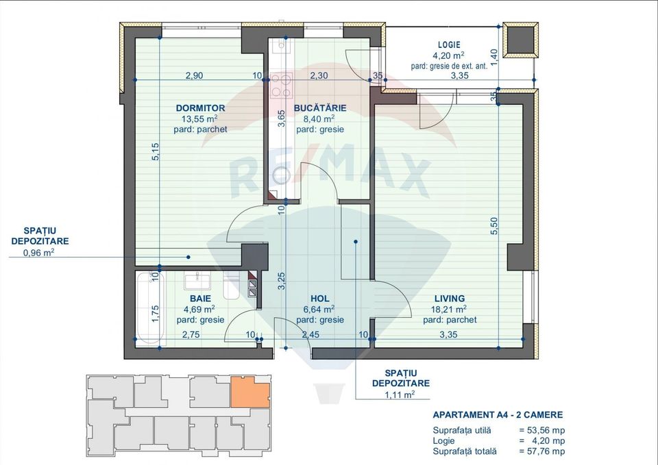 Apartament Nou de Vânzare 2 Camere în Iasi - CUG - 0% Comision