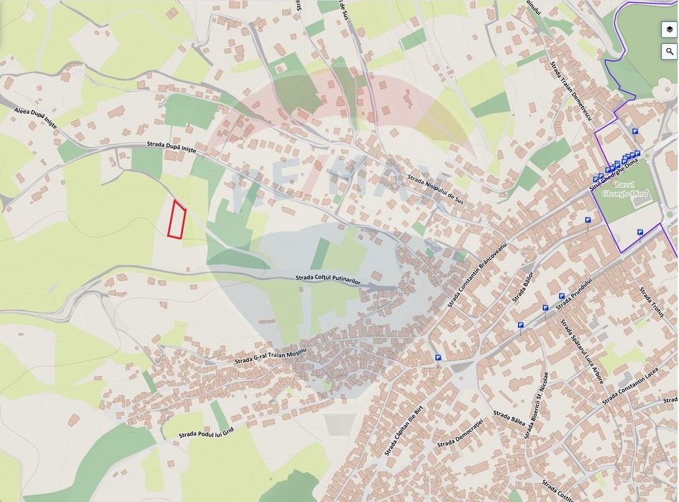 Teren de vânzare – Brașov, zona Dupa Iniste, 2710 mp