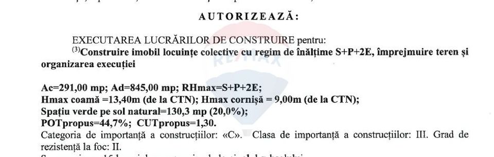 Land Bucharest New Building Permit S+GF+2E+M