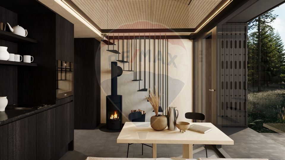 Doua case la munte, cu vedere superba, localizate in Poiana Marului