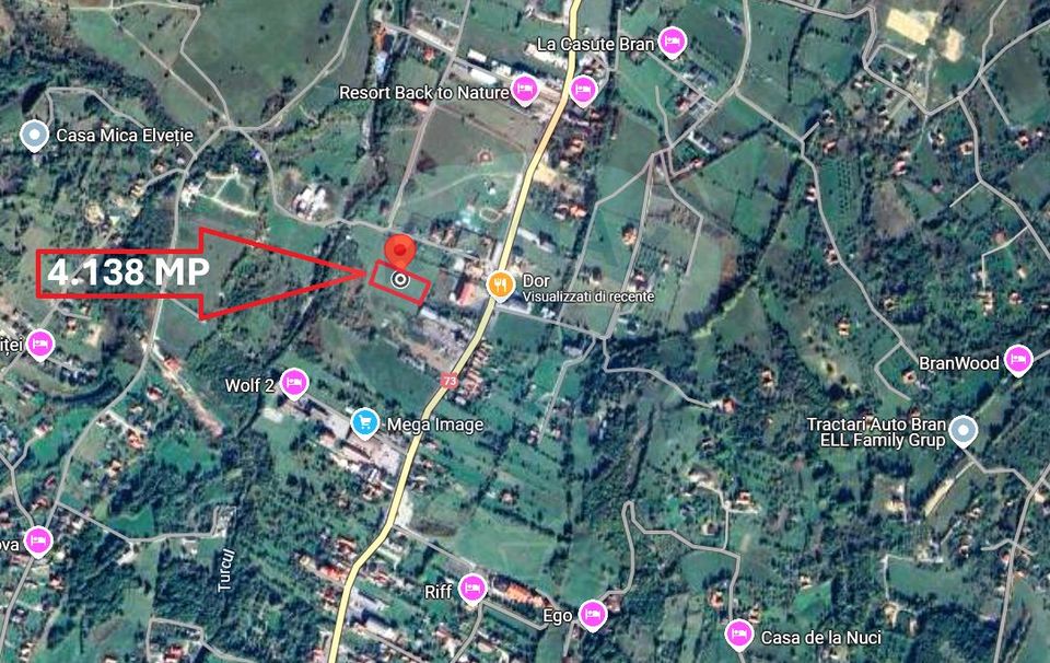 Land 4,138sqm Zarnesti / Soseaua Branului