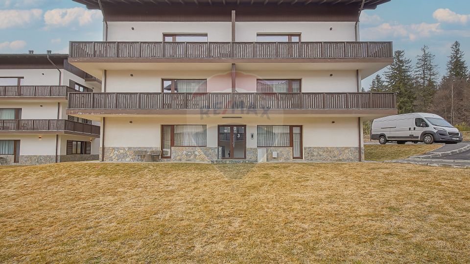 STUDIO MOBILAT SI UTILAT CU TERASĂ 17 MP | GRAND CHALET POIANA BRASOV