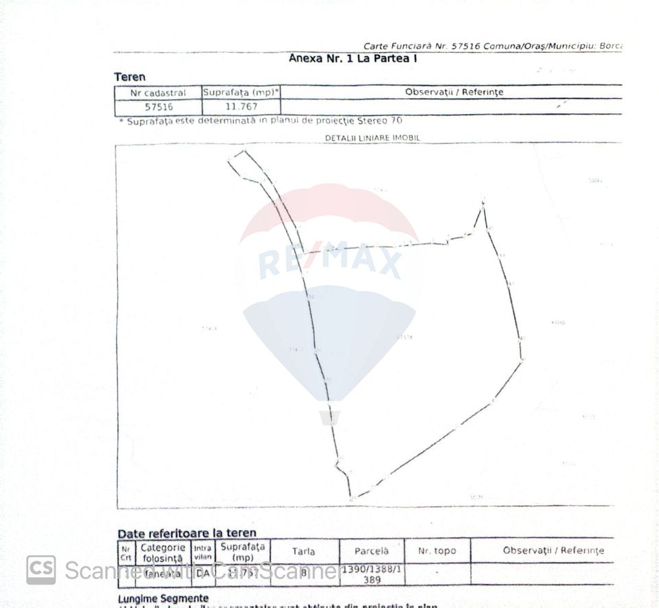 De vanzare | Teren Intravilan | Sat Sabasa, Comuna Borca, Neamt |