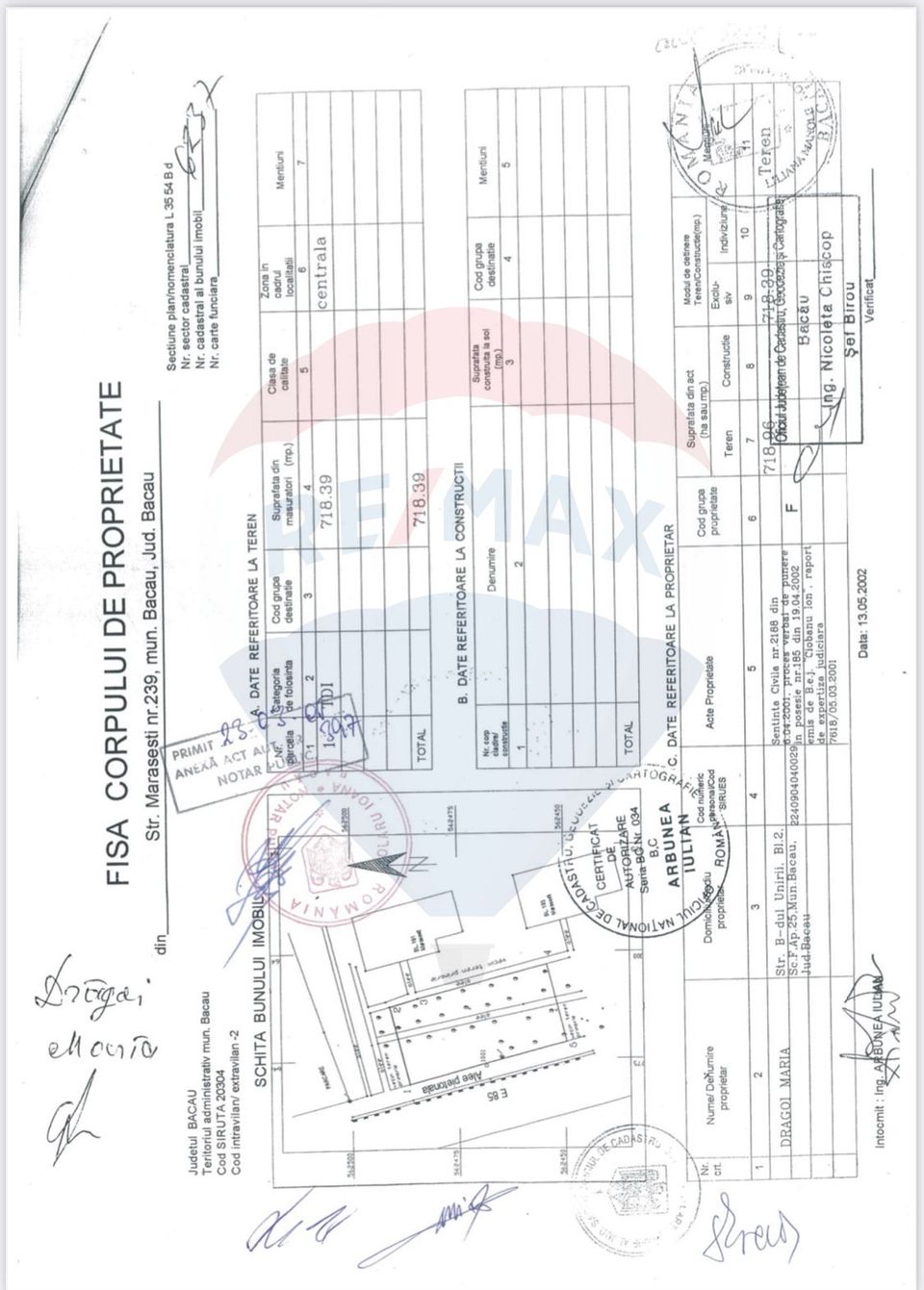 Land 718sqm Bacau / Calea MARASESTI