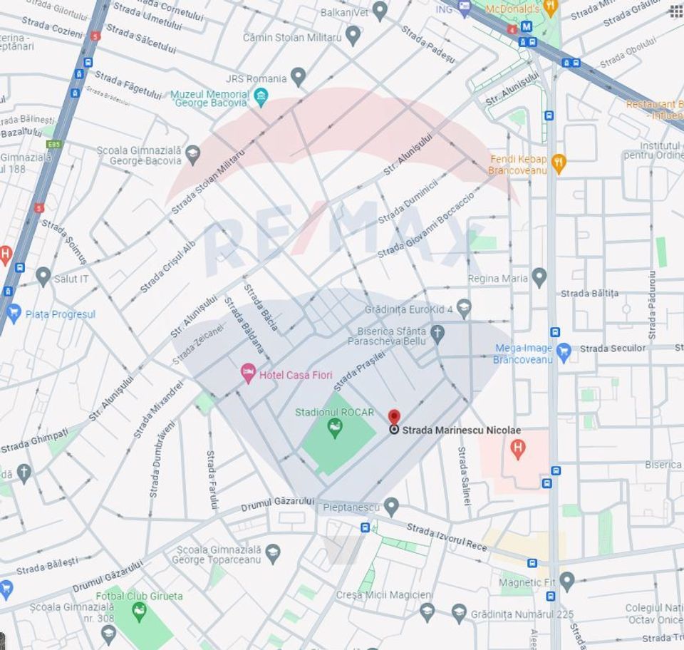 Apartament de închiriat în zona Stadionului Rocar