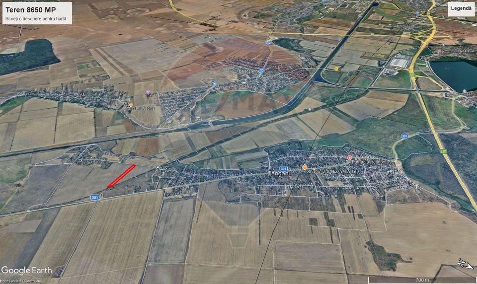 Land 8,650sqm Cernica / Strada Nicolae Iorga