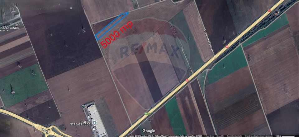 Teren de vanzare 5,000 mp Harman /  langa Stabilus