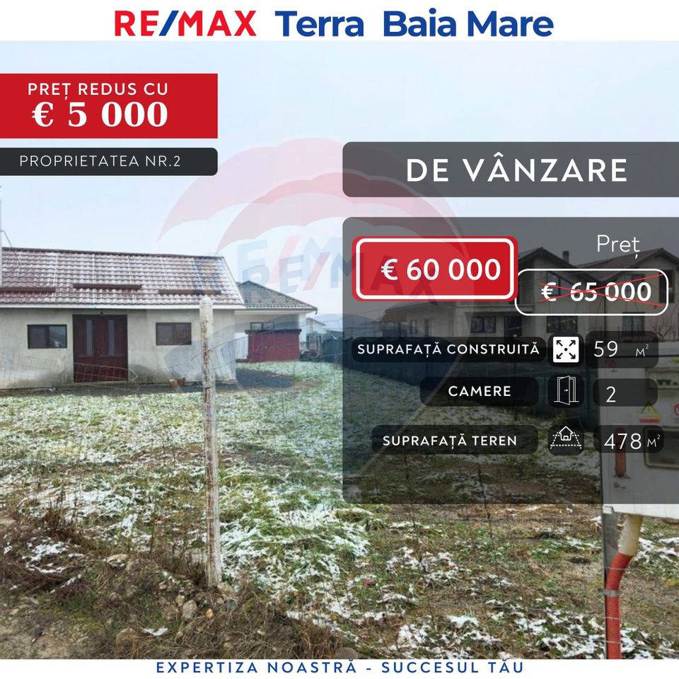 2 room House / Villa for sale