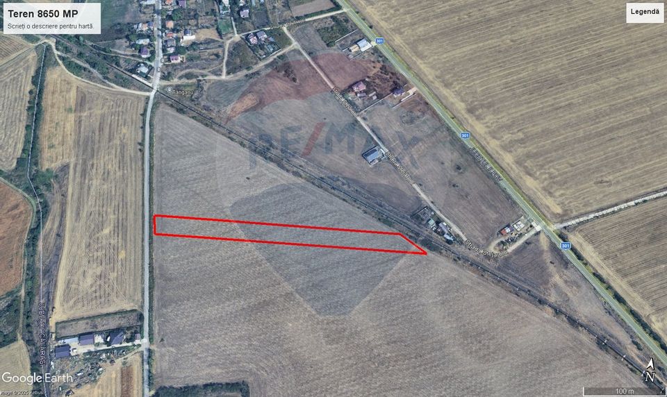 Land 8,650sqm Cernica / Strada Nicolae Iorga