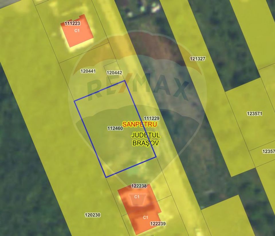 Comision 0% | Teren Intravilan Sanpetru | Strada Gutuiului | 500 mp |