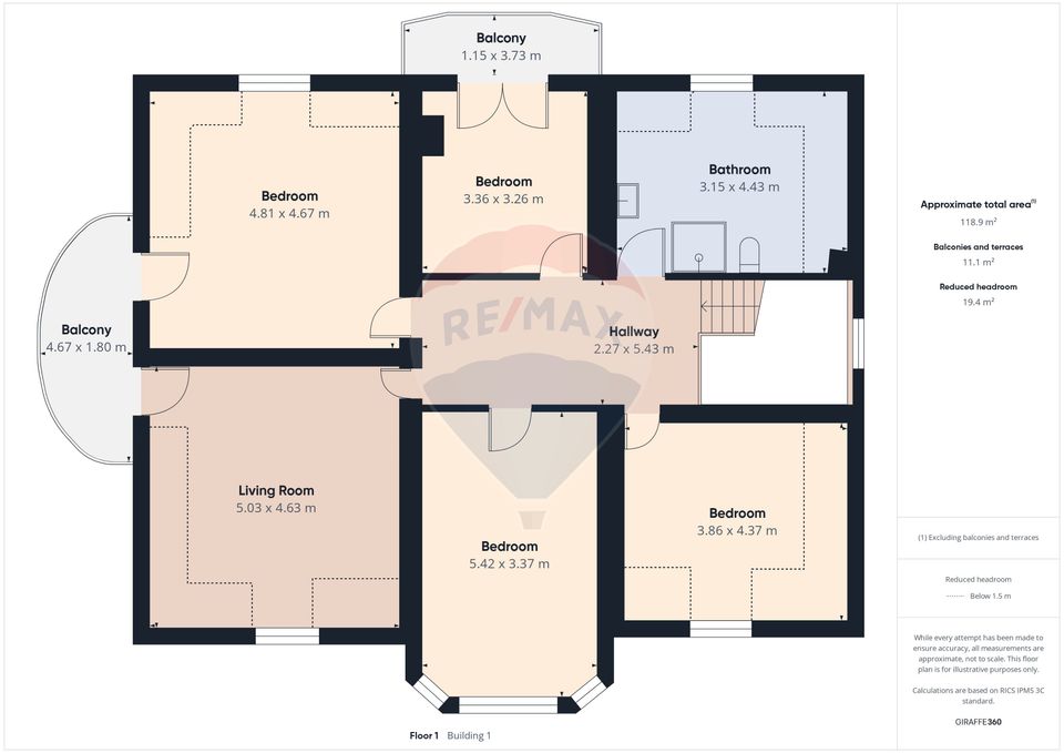 Vilă în zona Glăjărie, 10 camere, Sp + E + M, teren 2789 mp