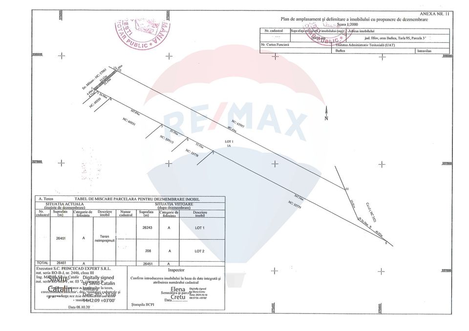 For SALE Industrial Plot of Land BUFTEA/Strada Milano/Autostrada A0
