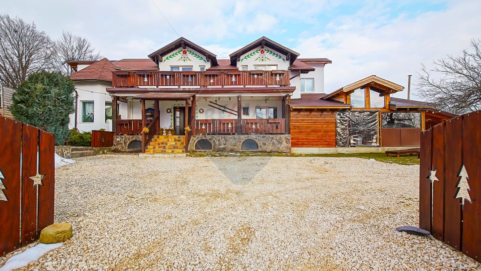 Cabana la Flo, 8 cam,P + M, teren 888 mp oportunitate de investitie !