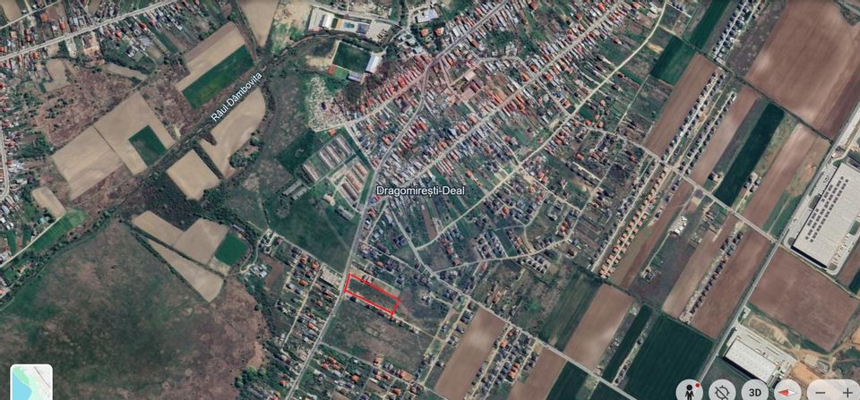 Teren vanzare 1,027mp Dragomiresti-Vale - 16 ml stradal
