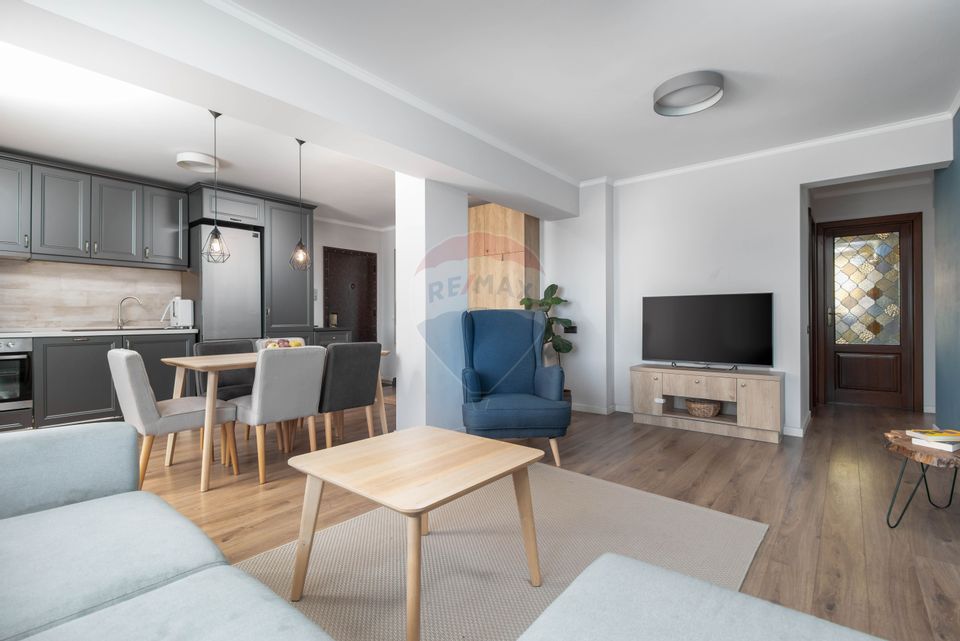 Apartament Stil Scandinav 4 Camere Nufărul. Blocul Policlinica Pelican