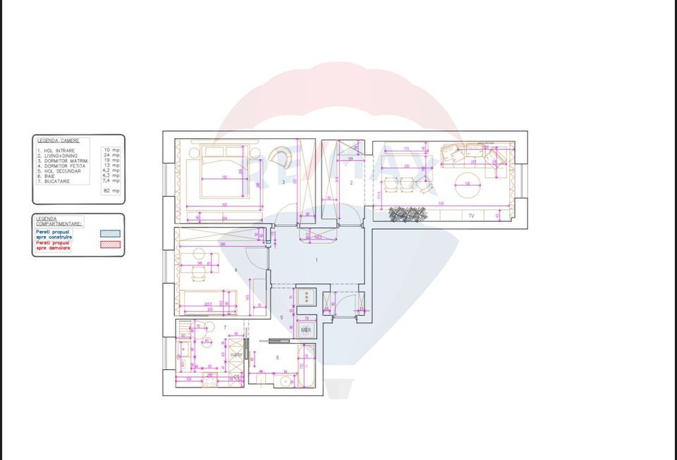3 room Apartment for sale, Basarabia area