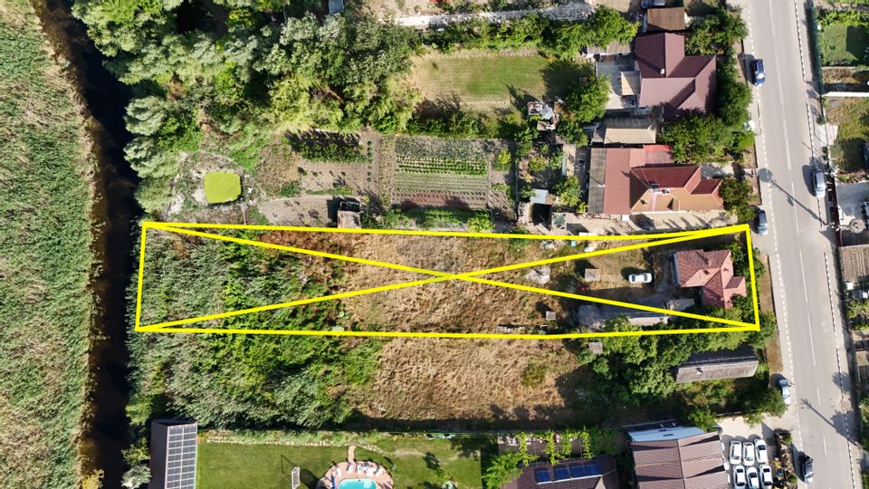 Teren intravilan de vanzare Murighiol / Strada Principala / 1632mp