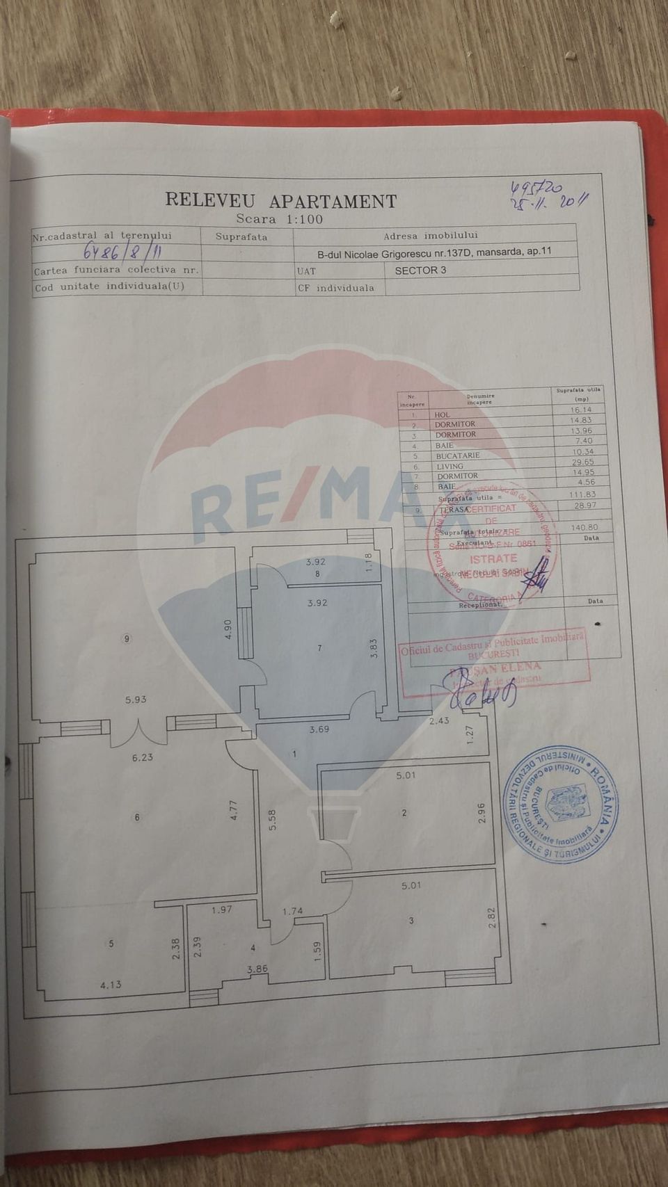 Închiriere Apartament cu 4 camere, Terasa 40mp Nicolae Grigorescu