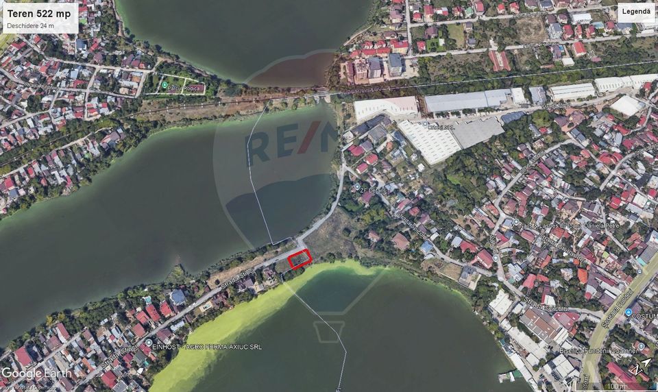 Teren cu deschidere lacul Colentina zona Doamna Ghica Fundeni