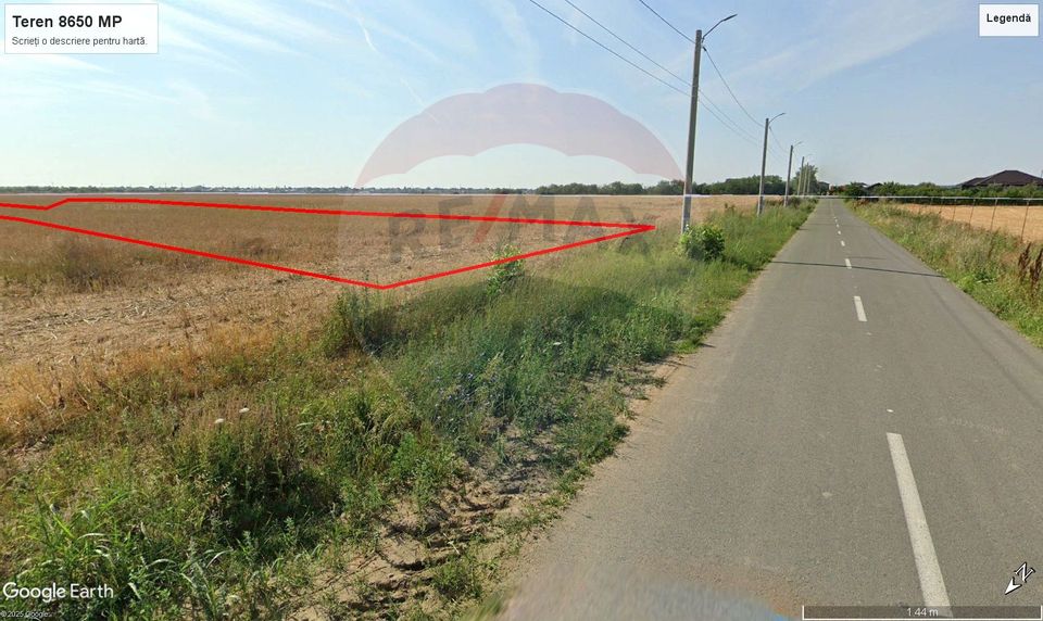 Land 8,650sqm Cernica / Strada Nicolae Iorga