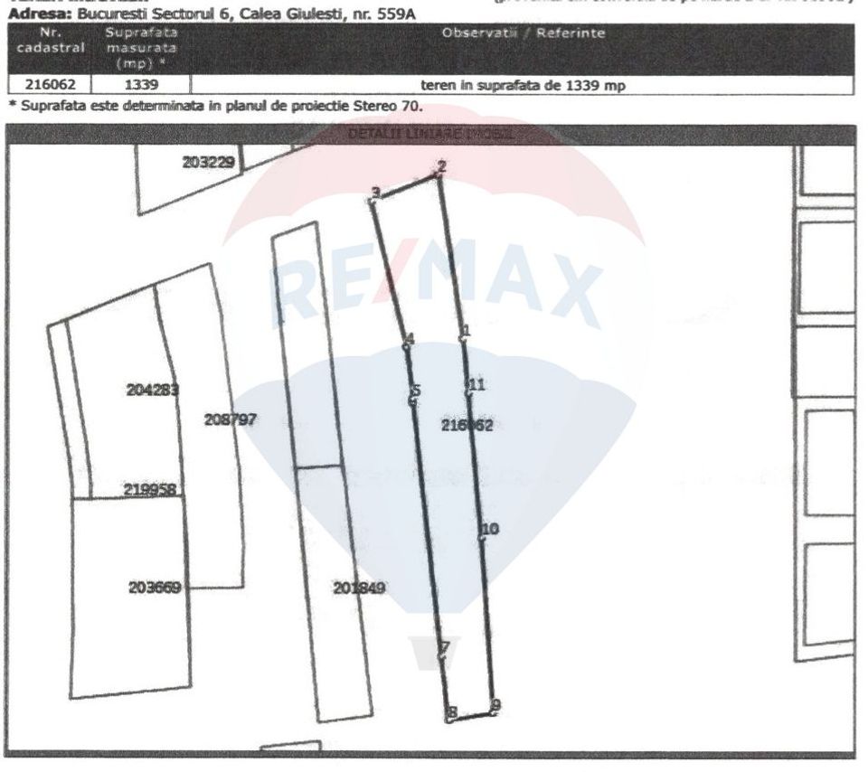 Land 1,339sqm Calea Giulesti