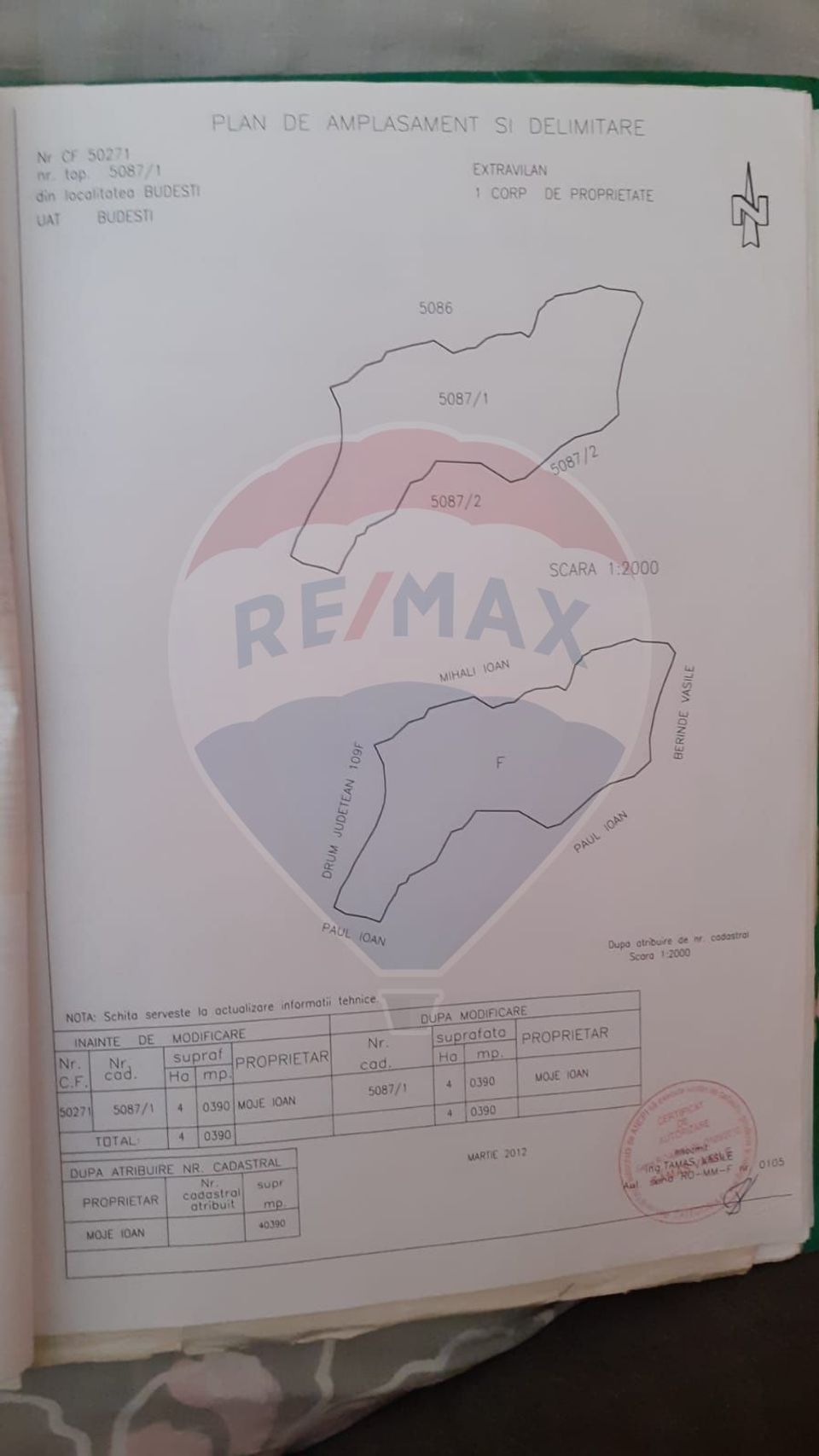 Land 50,000sqm Budesti / DJ BUDESTI