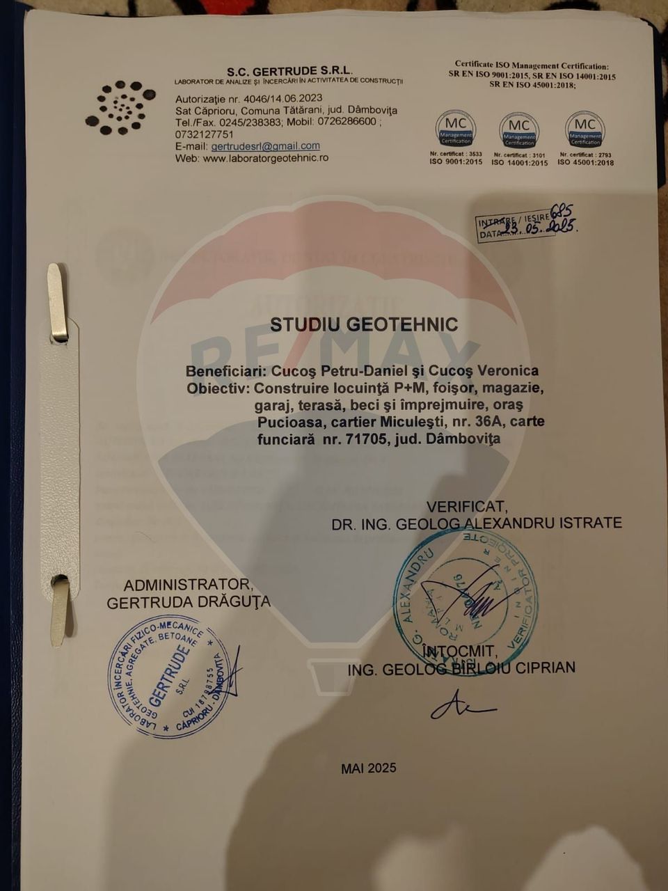 Teren 5,408mp Pucioasa / Strada Miculesti