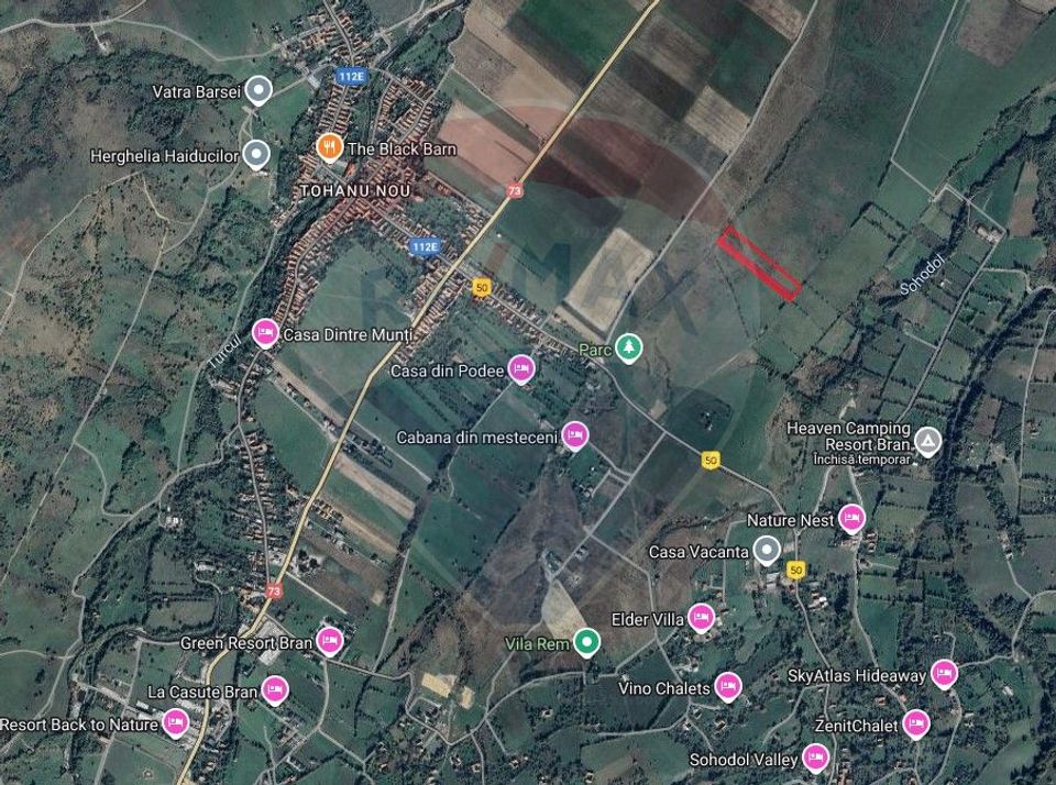 Land 11,089sqm Bran / Strada sohodol