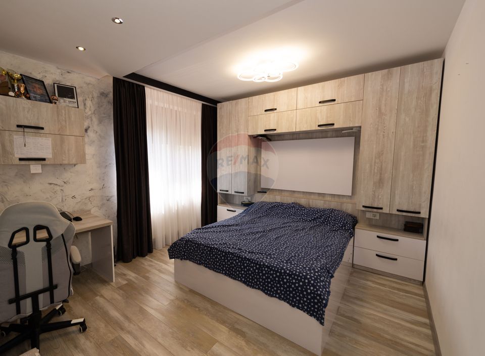 House for sale 6 rooms, furnished and equipped, Popesti-Leordeni