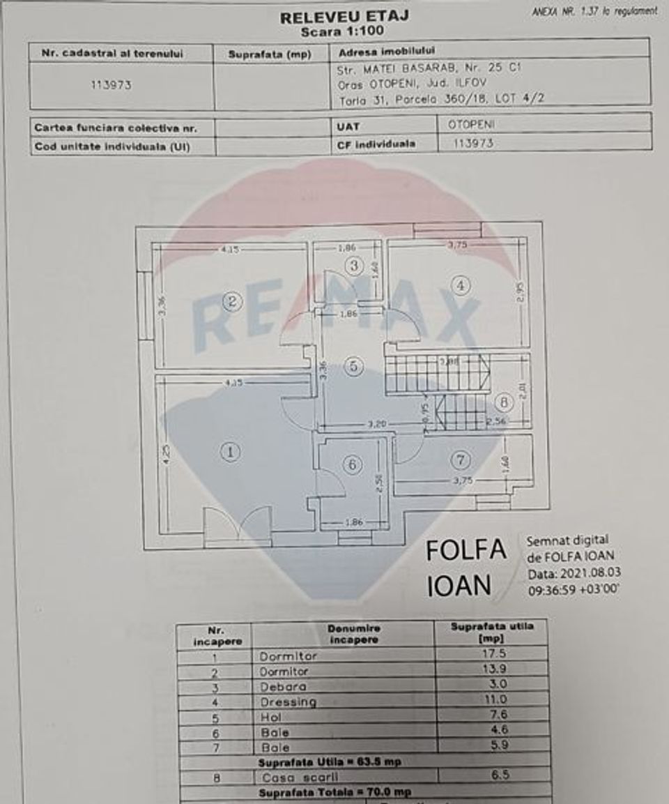 Casa / Vila 5 camere de vanzare in zona Odai Otopeni