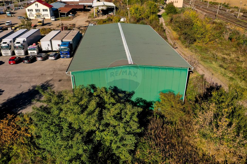 Hală industrială P+1 – 490 mp utili | Teren 2.447 mp | Platformă beton