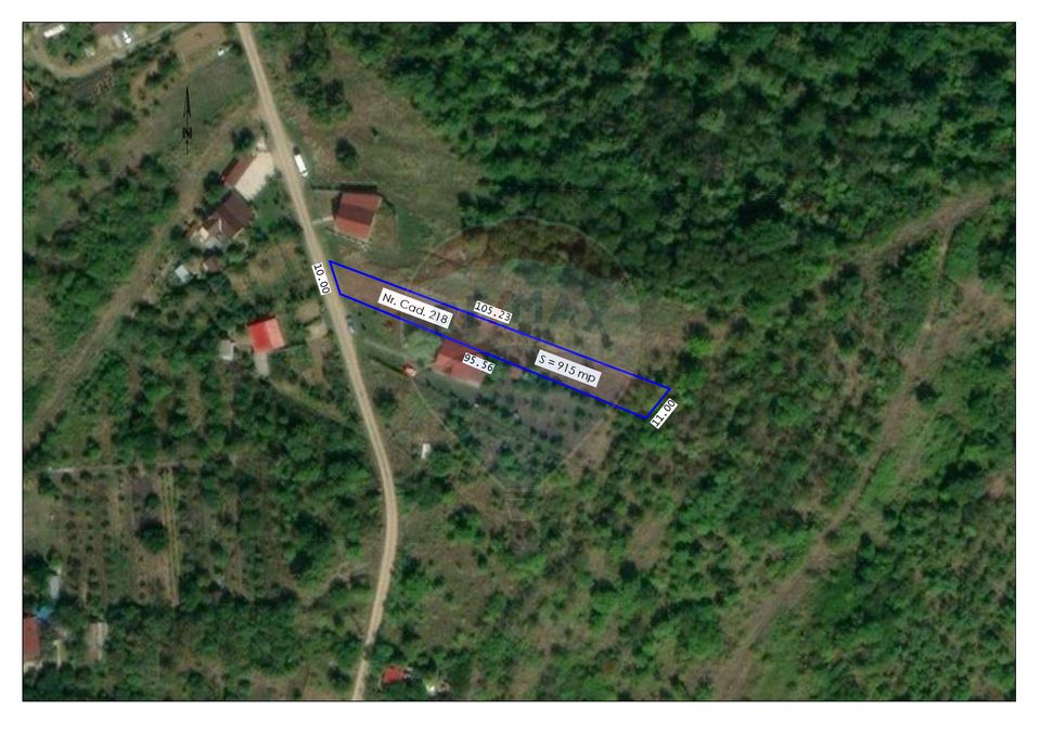 Teren intravilan de vânzare 915 mp – Săldăbagiu de Munte