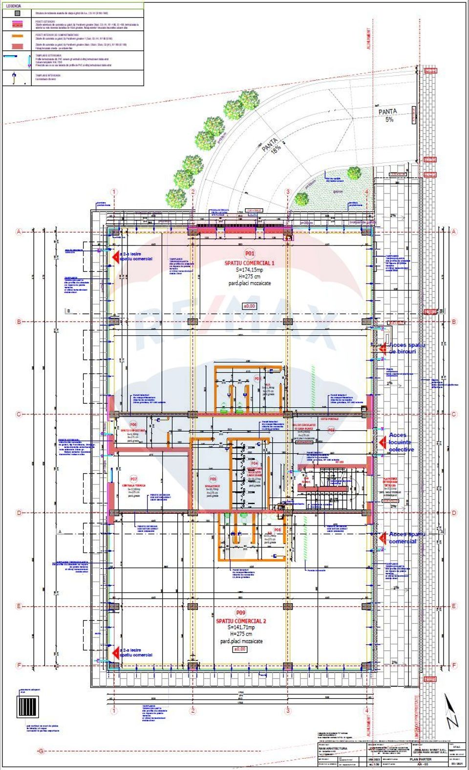 153sq.m Commercial Space for sale, Tractorul area