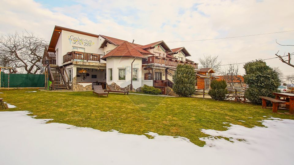 Cabana la Flo, 8 cam,P + M, teren 888 mp oportunitate de investitie !