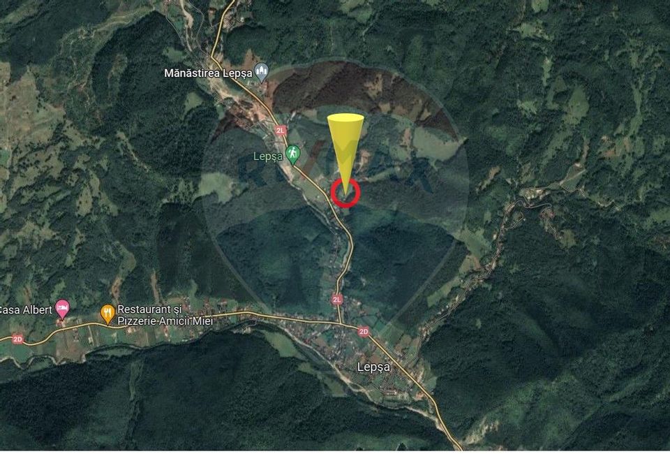 Land 1,500sqm Lepsa / Strada Secundara