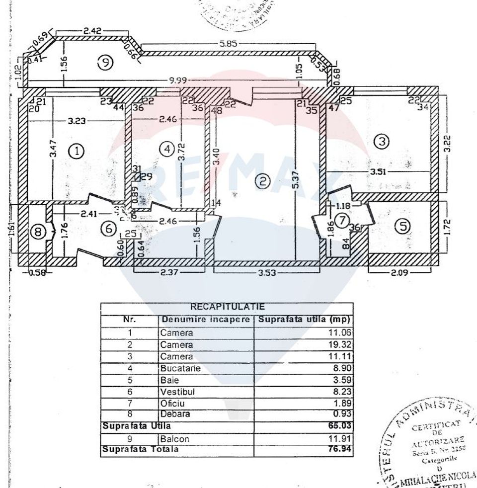 Apartament cu 3 camere de vânzare în zona Lacul Tei