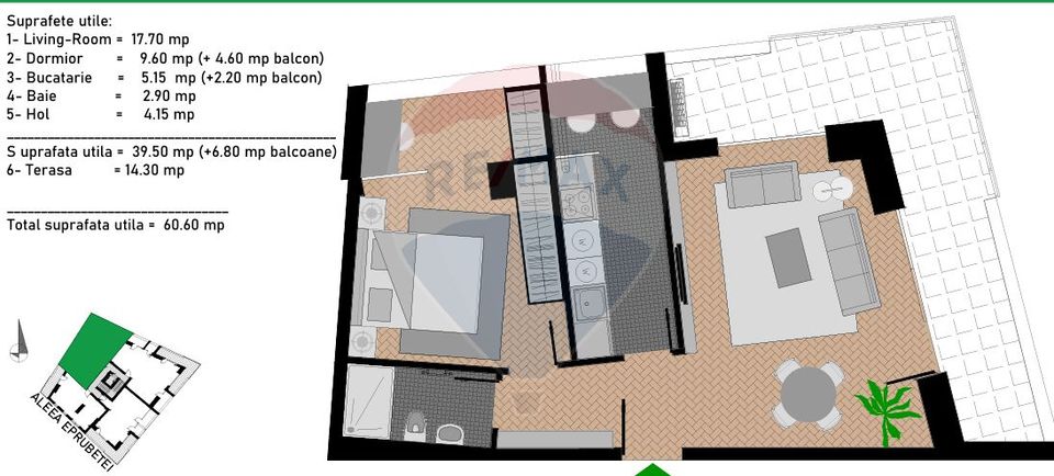 Vanzare Ap 2 camere Camil Ressu