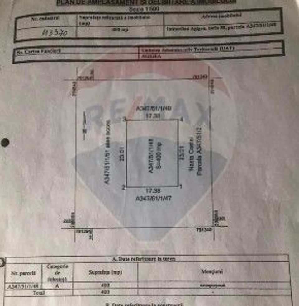 De vanzare teren intravilan Agigea - 400mp zona Pescarie
