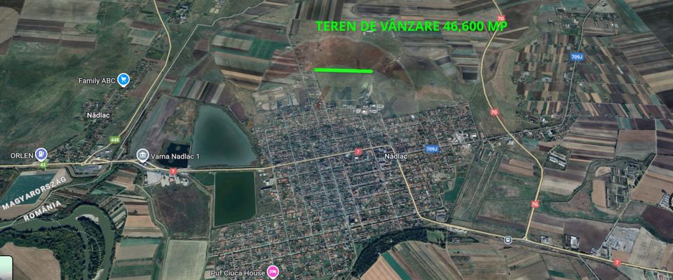Land 46,600sqm Nadlac / Strada Fara nume