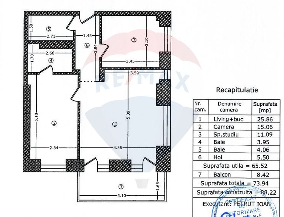 Marmura Residence 3 camere mobilate, boxa subsol, metrou Jiului