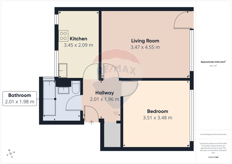2 room Apartment for sale, Sura Mare area